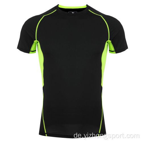 Feuchtigkeitsableitendes Dry Fit T-Shirt eng grau